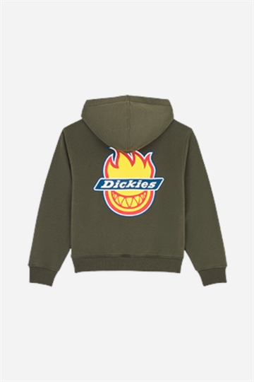 Dickies X Spitfire Junior Hoodie - Olivgrön